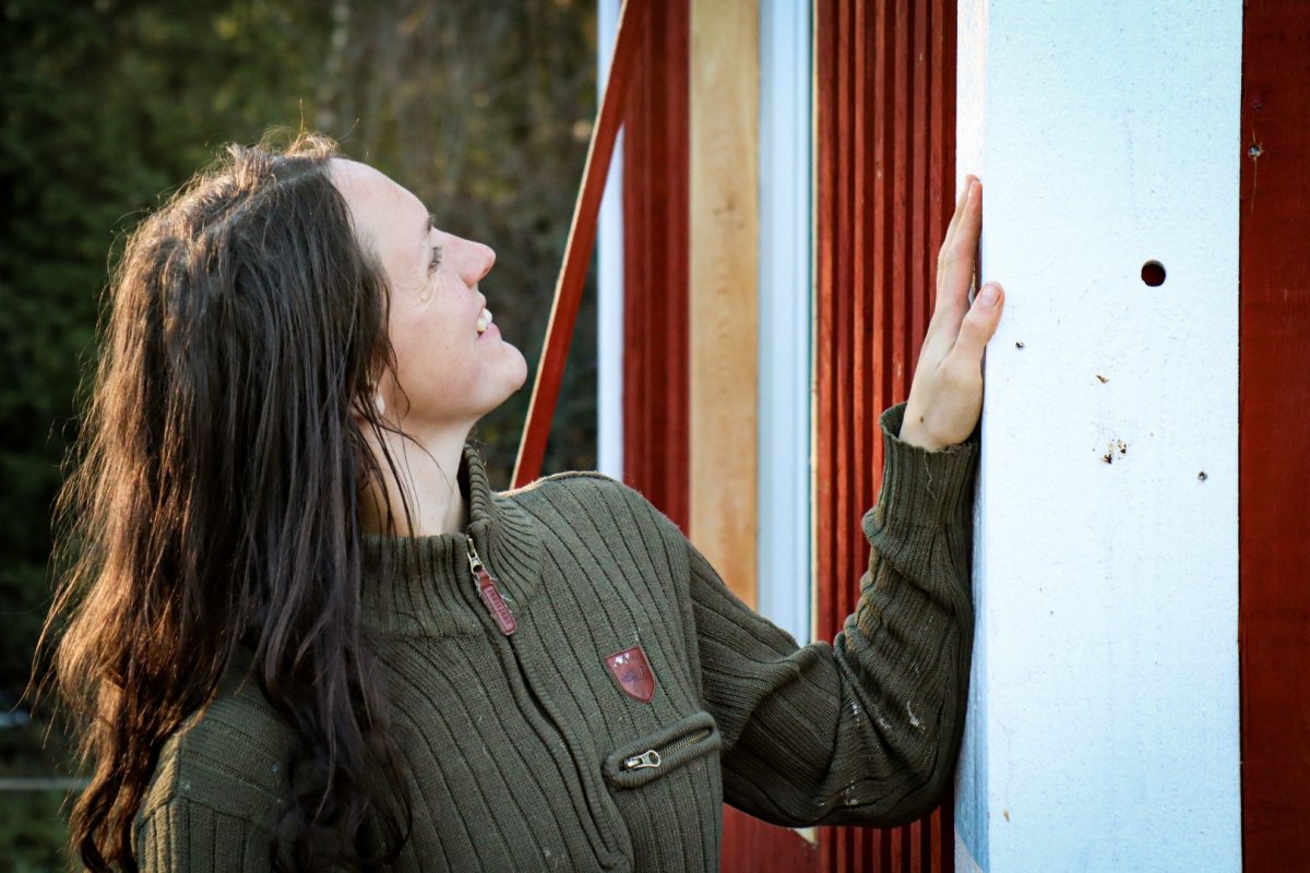 Jag känner så mycket när vi bygger mejeri